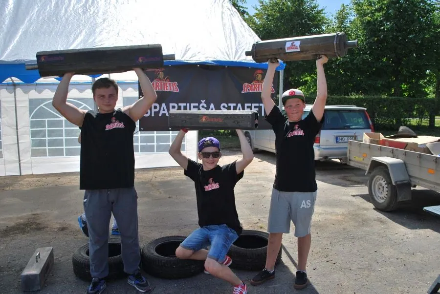 Spartieša stafete Skrīveros